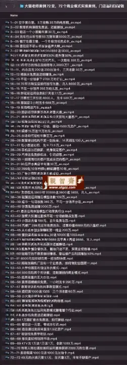 大猫老师案例72变-观智斋电商课程站