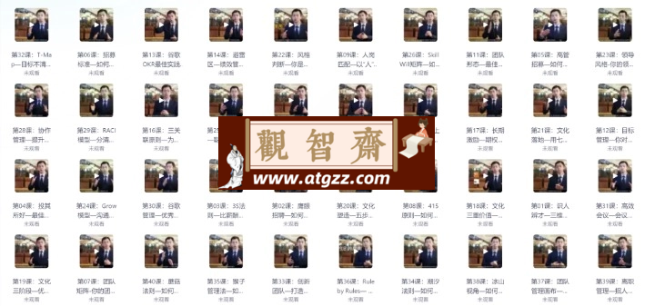 团队管理40条军规-观智斋电商课程站