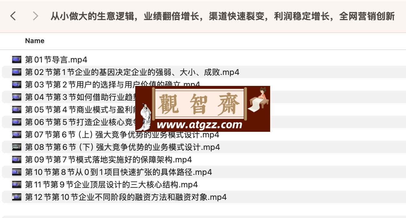 从小做大的生意逻辑，业绩翻倍增长，渠道快速裂变，利润稳定增长，全网营销创新-观智斋电商课程站