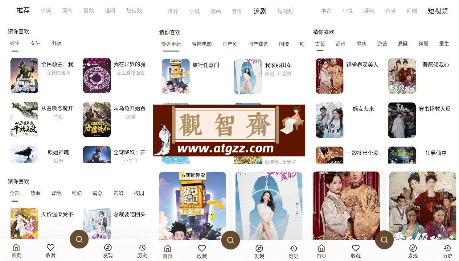 果皮v1.23.6 纯净版 小说漫画影视三合一-观智斋电商课程站