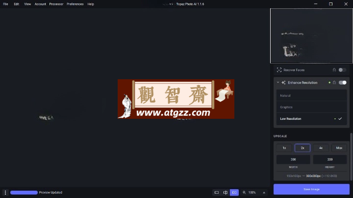 Topaz Photo AI v3.3.0便携版 人工智能图片降噪软件-观智斋电商课程站
