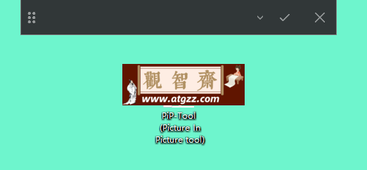 PiP Tool 窗口动态置顶工具v1.1.2-观智斋电商课程站