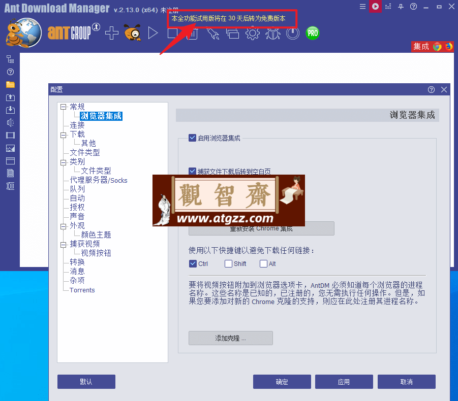 Ant Download Manager 蚂蚁下载管理器v2.13 绿色便携版-观智斋电商课程站