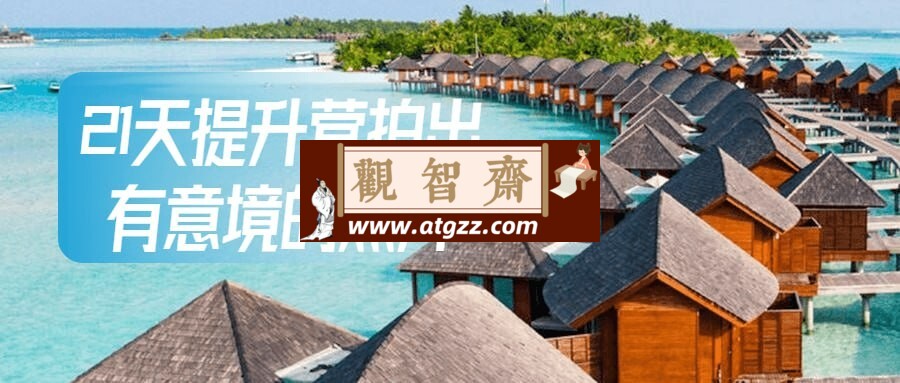 21天提升营拍出有意境的照片-观智斋电商课程站
