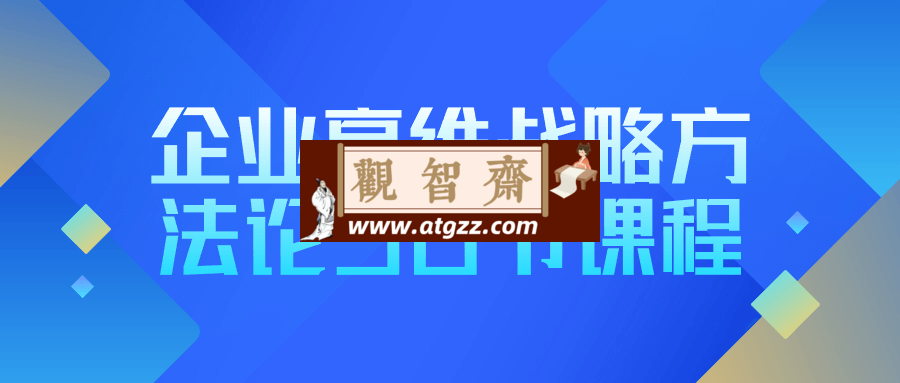 企业高维战略方法论58节课程-观智斋电商课程站