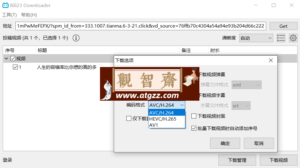 Bili23 Downloader B站视频下载器v1.55.0 新春版-观智斋电商课程站