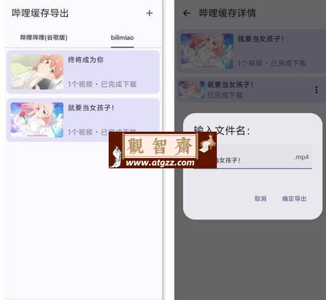 BiliDownOut v1.0 哔哩哔哩缓存导出工具-观智斋电商课程站