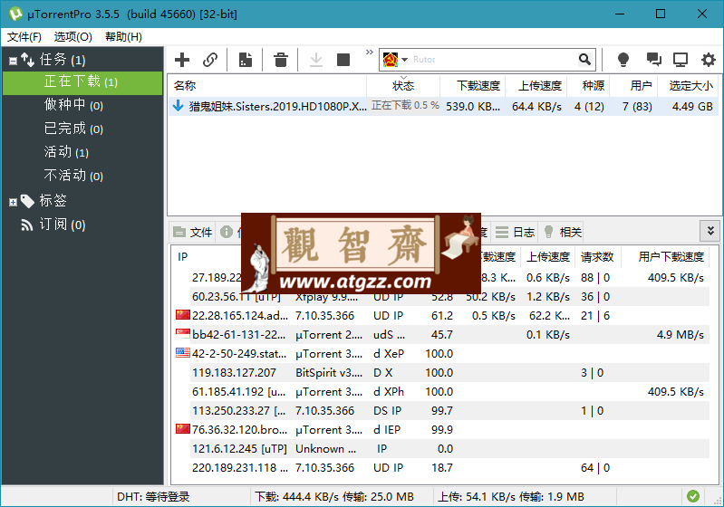 uTorrent Pro v3.6.0.47196绿色版-观智斋电商课程站
