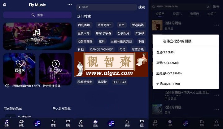 Fly音乐Plus v1.2.3 纯净版-观智斋电商课程站