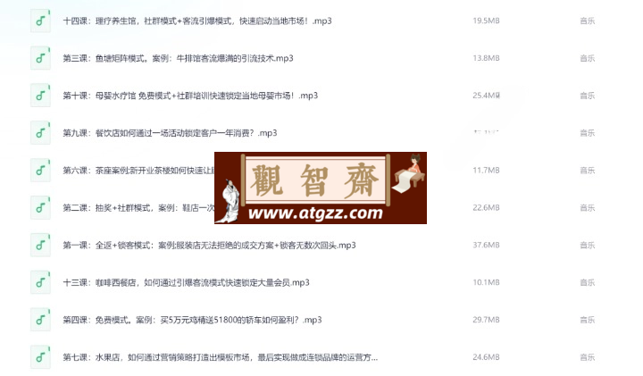 16个行业案例精彩解析实体店商业模式-观智斋电商课程站