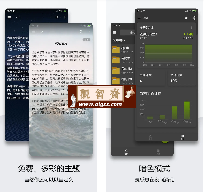 轻羽写作v1.72.0 解锁专业版 小说创作编辑笔记日记-观智斋电商课程站