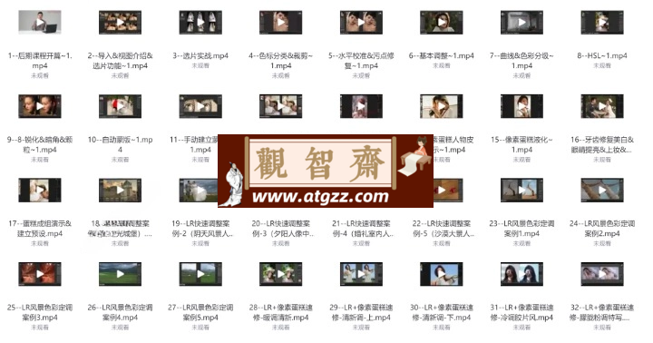 张小翼高效后期制作基本法-观智斋电商课程站