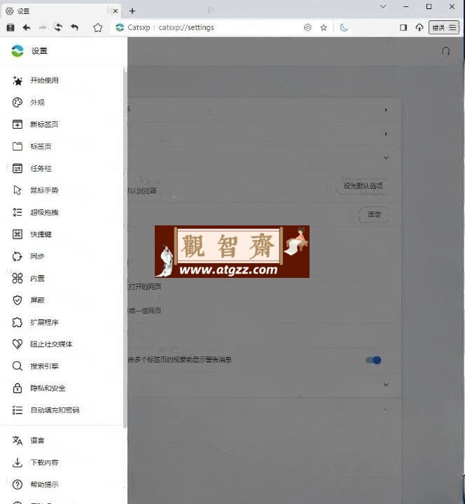 Catsxp 猫眼浏览器 v4.2.2便携版-观智斋电商课程站