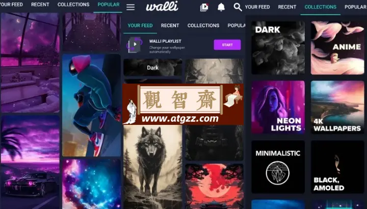 Walli 4K v2.12.72 解锁高级版 4K壁纸，原创和高品质高清壁纸的集合-观智斋电商课程站