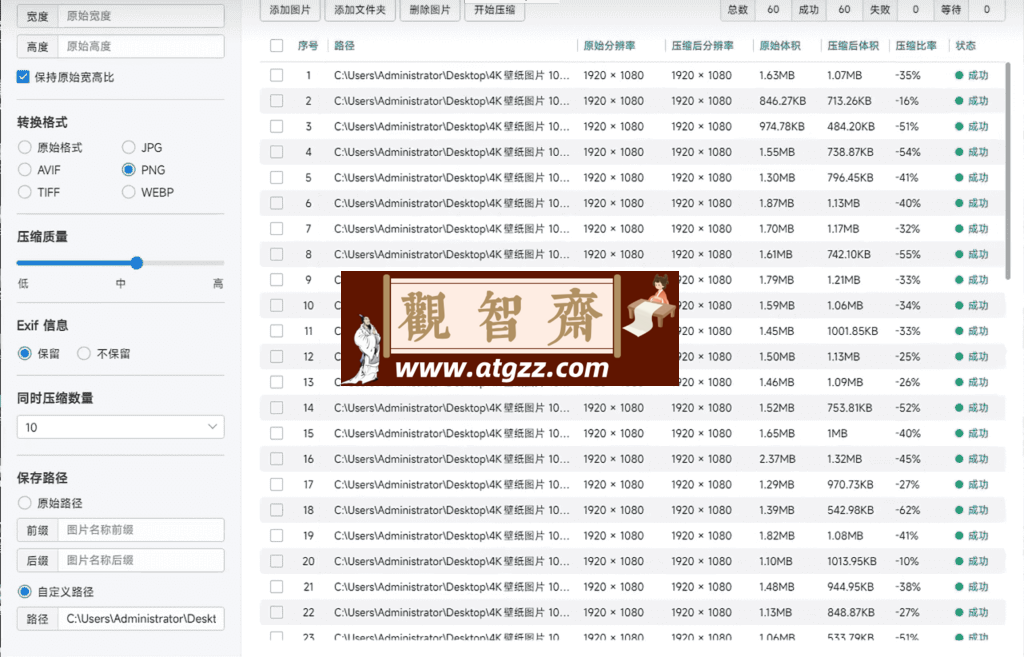 极速图片压缩器v3.2.0-观智斋电商课程站