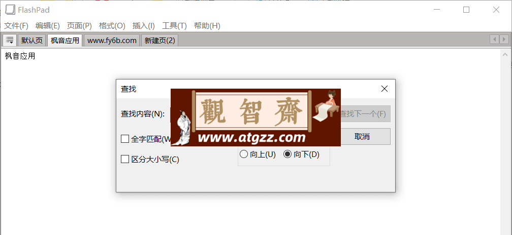 FlashPad 记事本v1.6.4 绿色便携版-观智斋电商课程站