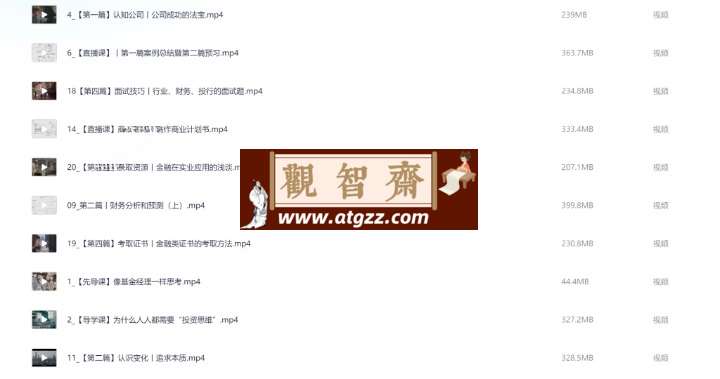 梨核财经：金融通识与商业分析法-观智斋电商课程站