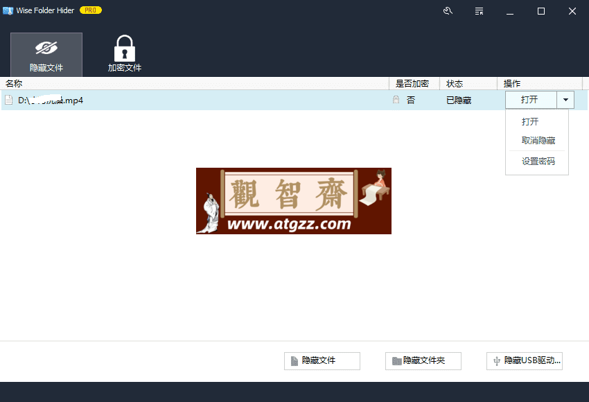 Wise Folder Hider Pro v5.0.5 文件夹隐藏工具-观智斋电商课程站