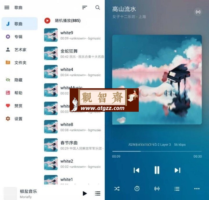 椒盐音乐v10.2.1 正式版 可悬浮歌词的播放器-观智斋电商课程站