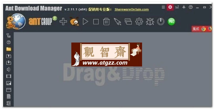 蚂蚁下载管理器专业版 Ant Download Manager Pro v2.11.1-观智斋电商课程站