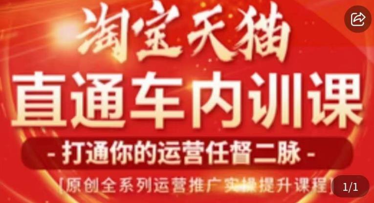 天问电商·2023淘宝天猫直通车内训课，零基础学起直通车运营实操课程-观智斋电商课程站