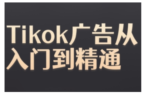Tiktok Ads实操教程，Tiktok广告从入门到精通-观智斋电商课程站