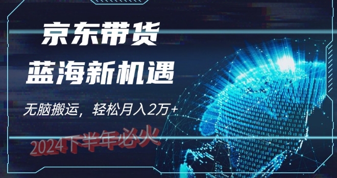2024下半年最新蓝海项目，无脑搬运，不用剪辑，有手就会，京东图文视频，每月亲测2W+-观智斋电商课程站