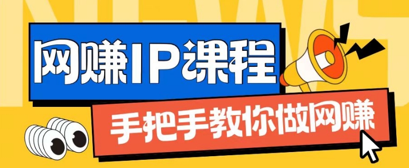 ip合伙人打造1.0，从0到1教你做网创，实现月入过万【揭秘】-观智斋电商课程站