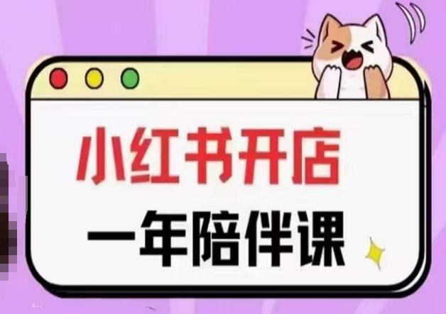 三九小红书开店一年陪伴课(更新)，从0到1玩赚小红书开店-观智斋电商课程站