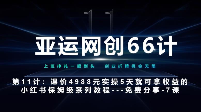 亚运网创66计第11计：小红书第7课–10篇简单粗暴的爆款封面模板–高杠杆+嚼碎喂嘴里-观智斋电商课程站