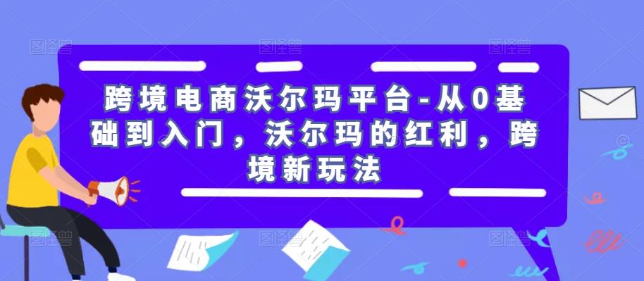 跨境电商沃尔玛平台-从0基础到入门，沃尔玛的红利，跨境新玩法-观智斋电商课程站