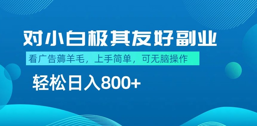 最适合小白副业，不做项目，不需要费神剪辑，薅羊毛轻松日入800+-观智斋电商课程站