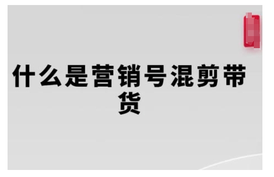 营销号混剪带货，从内容创作到流量变现的全流程，教你用营销号形式做混剪带货-观智斋电商课程站