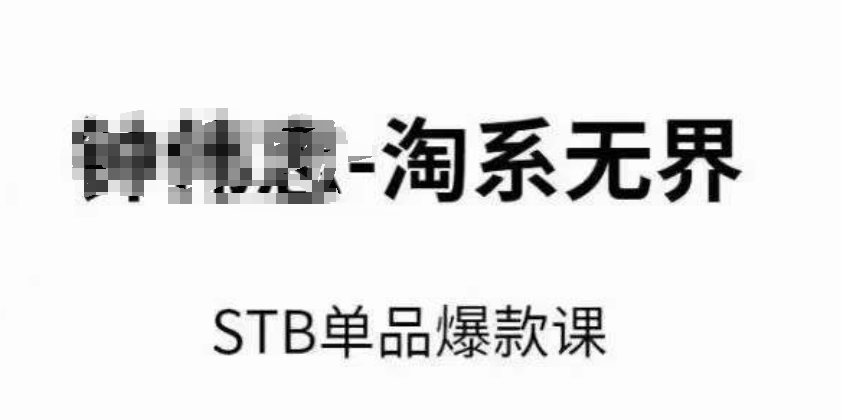 淘系无界S淘宝单品爆款课（2024），付费带动免费的核心逻辑，万相台无界关键词推广/精准人群的核心-观智斋电商课程站
