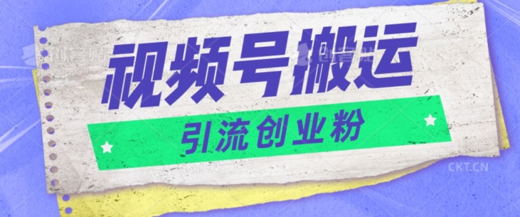 视频号搬运去重，单日引流200+创业粉-观智斋电商课程站