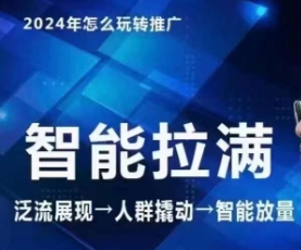 七层老徐·2024引力魔方人群智能拉满+无界推广高阶，自创全店动销玩法（更新6月）-观智斋电商课程站