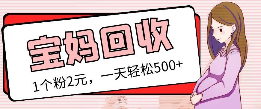 最新宝妈粉回收变现计划及胎教音乐高端变现玩法全套教程！（非老玩法）-观智斋电商课程站