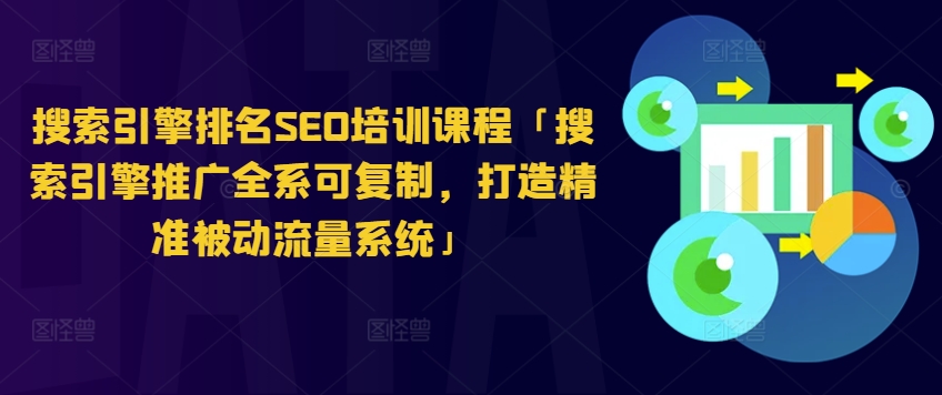 搜索引擎排名SEO培训课程「搜索引擎推广全系可复制，打造精准被动流量系统」-观智斋电商课程站