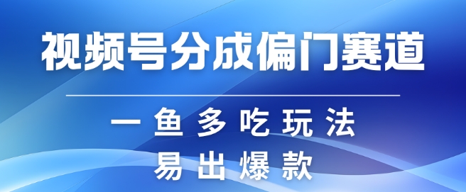 视频号创作者分成计划偏门类目，容易爆流，实拍内容简单易做【揭秘】-观智斋电商课程站