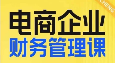 电商企业财务管理线上课，为电商企业规划财税-观智斋电商课程站