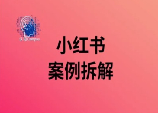 小红书案例拆解，深度解读小红书40万粉-观智斋电商课程站